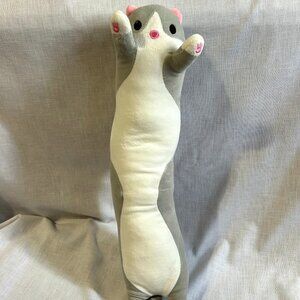 Long Gray and White Hug Me Cat 19 in  Kitty